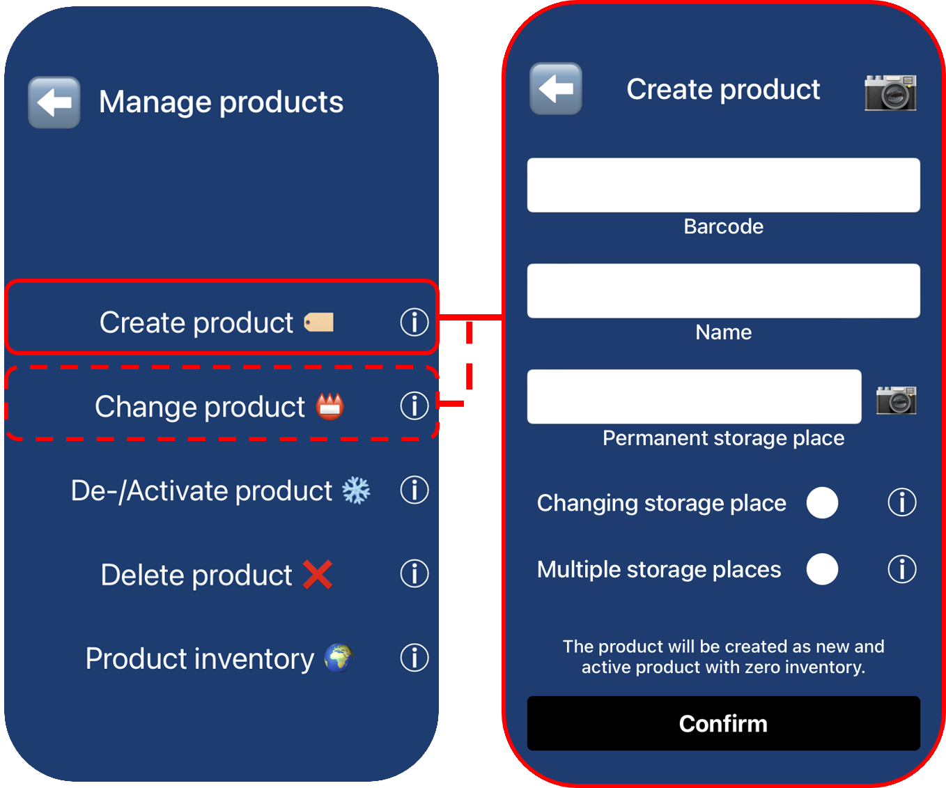 Warehouse management system via barcode scanner in the cloud